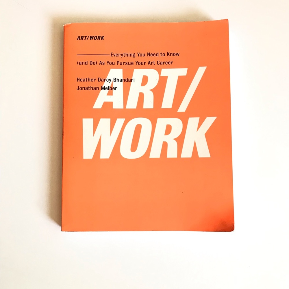 Art/Work Orange Paperback Book by Heather Darcy Bhandari & Jonathan Melber